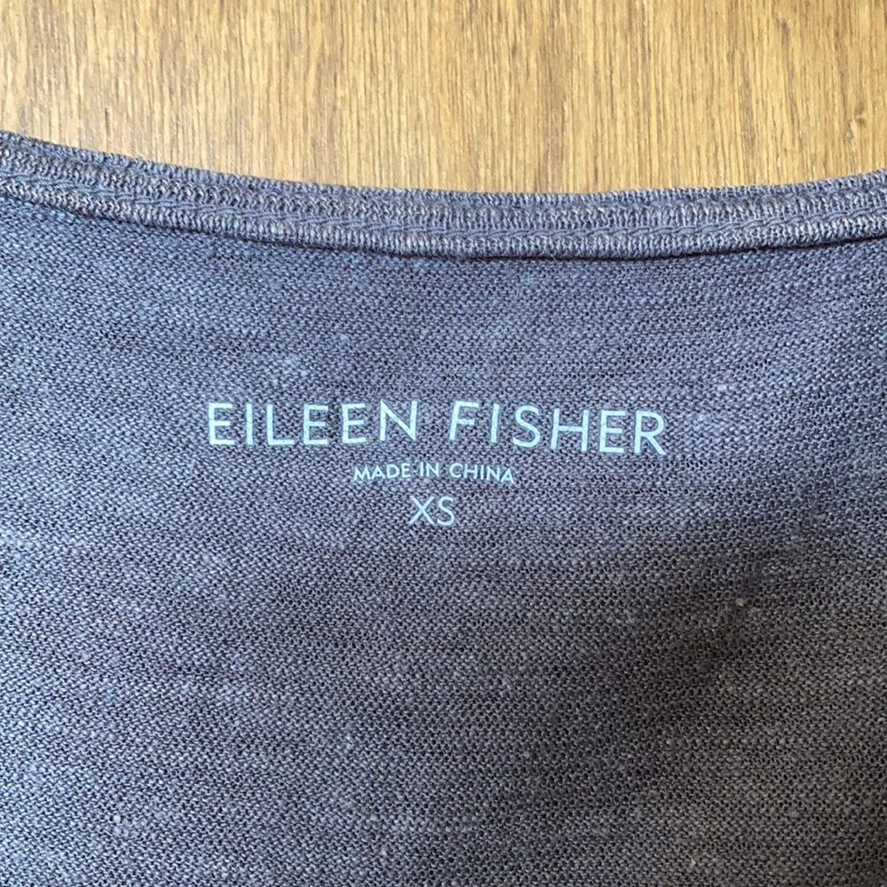 Gray Eileen Fisher tank top - Picture 3 of 5